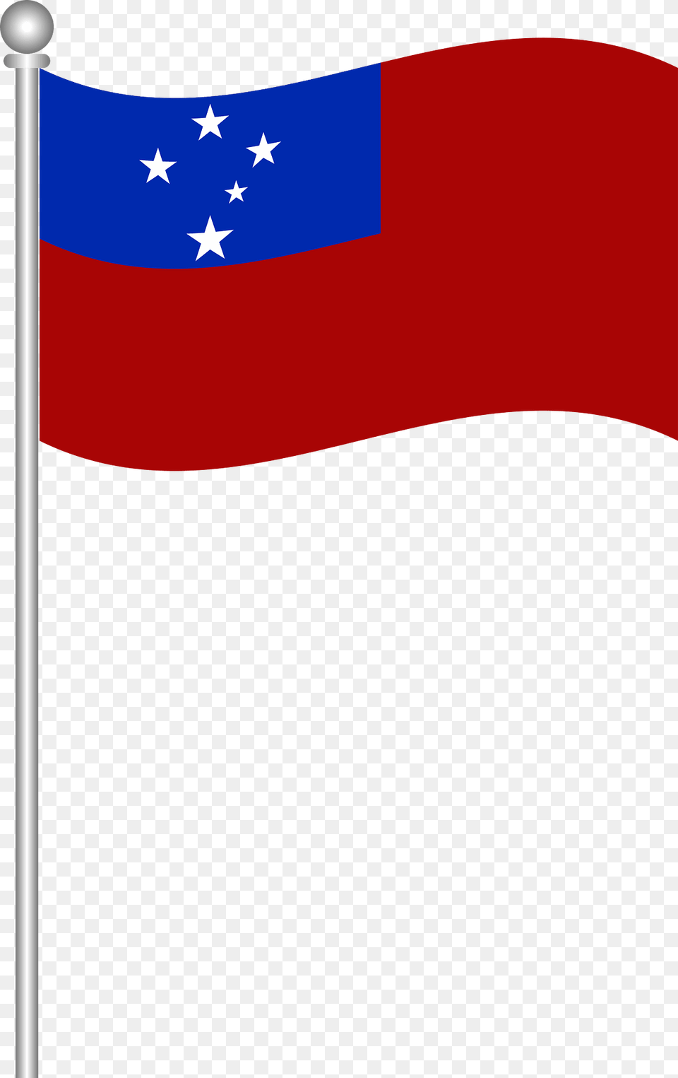 Flag Of Samoa Clipart Free Transparent Png