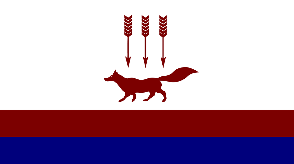 Flag Of Saransk 2008 Clipart, Cutlery, Fork, Animal, Canine Png Image