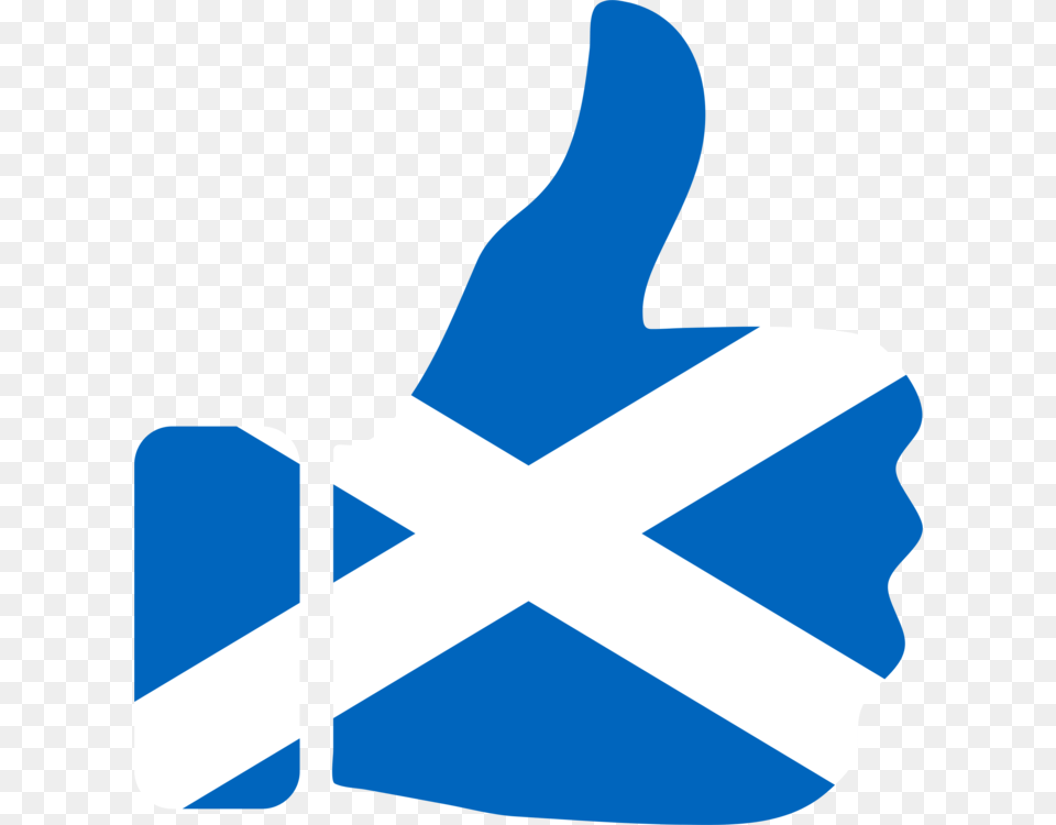 Flag Of Scotland Thumb Signal Union Jack, Clothing, Lifejacket, Vest, Glove Free Png
