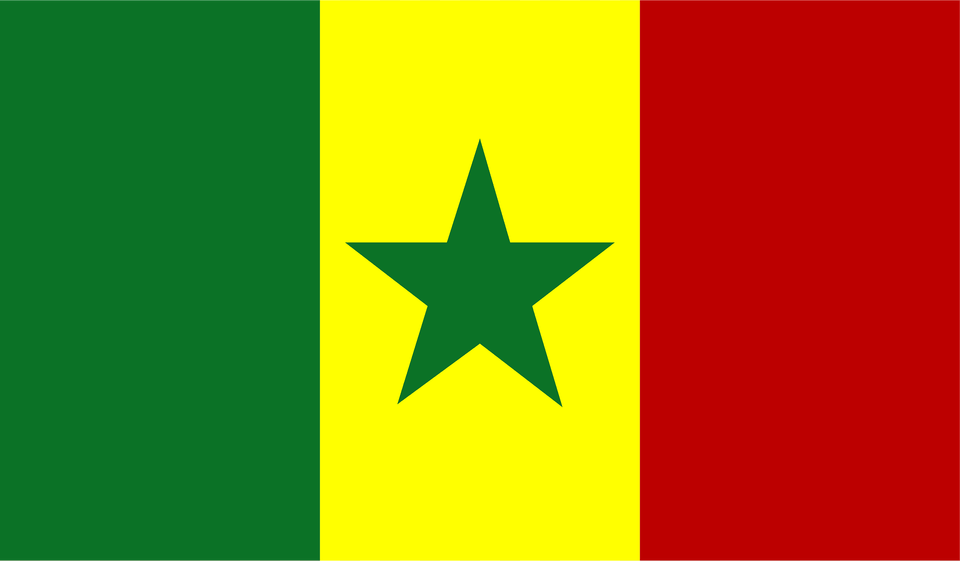 Flag Of Senegal Clipart, Star Symbol, Symbol Free Png