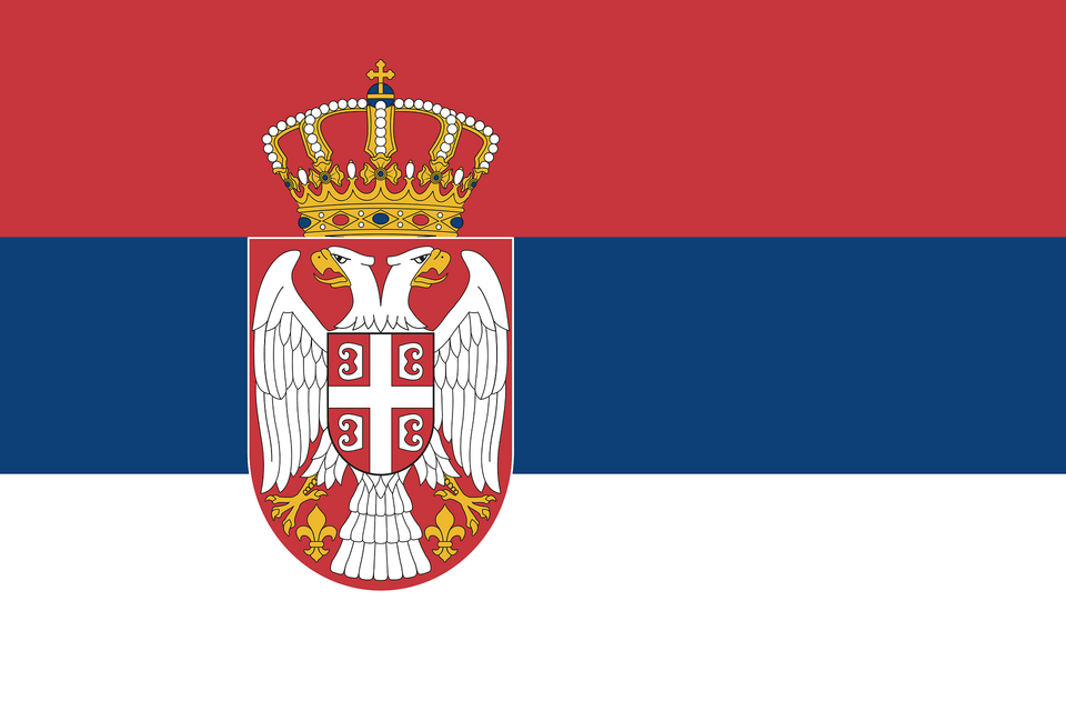 Flag Of Serbia Clipart, Emblem, Symbol, Animal, Bird Free Transparent Png