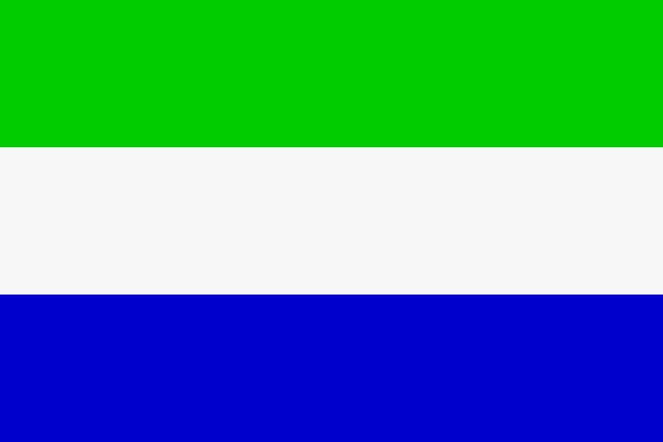 Flag Of Sierra Leone Clipart Png Image