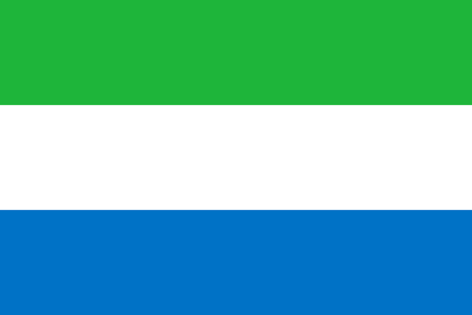 Flag Of Sierra Leone Clipart Free Png Download