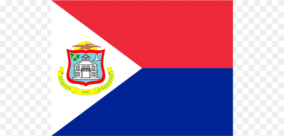 Flag Of Sint Maarten Logo Flag, Dynamite, Weapon Free Transparent Png