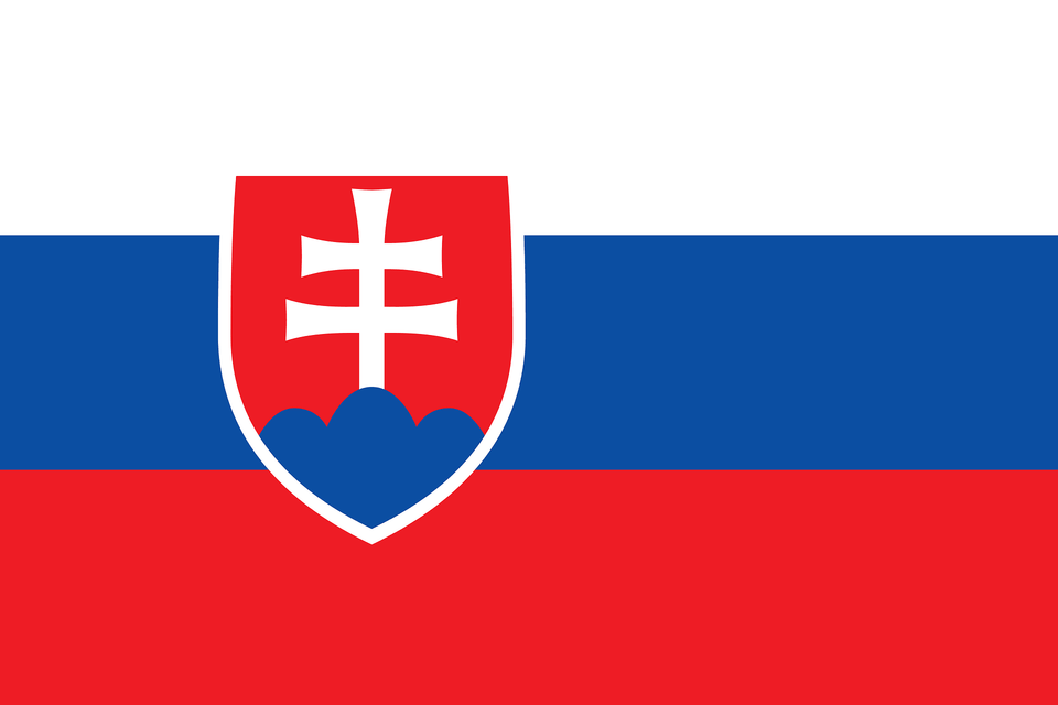 Flag Of Slovakia Clipart Free Png Download