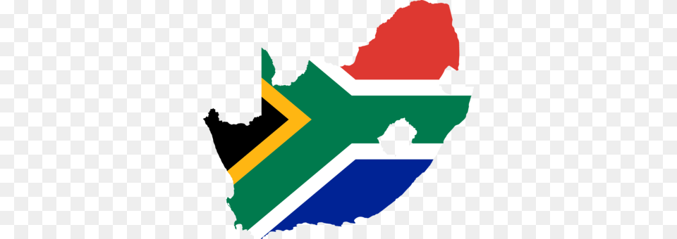 Flag Of South Africa Map Second World War, South Africa Flag, Person Free Png