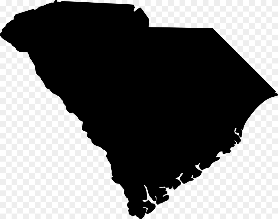 Flag Of South Carolina Topographic Map Clip Art South Carolina State, Fashion, Silhouette, Person, Cloak Free Png Download