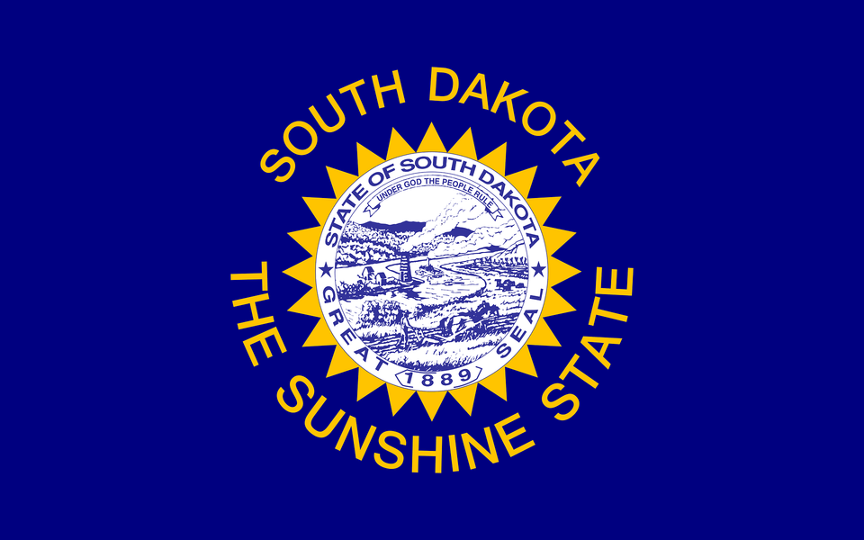 Flag Of South Dakota Clipart, Logo, Symbol Free Png