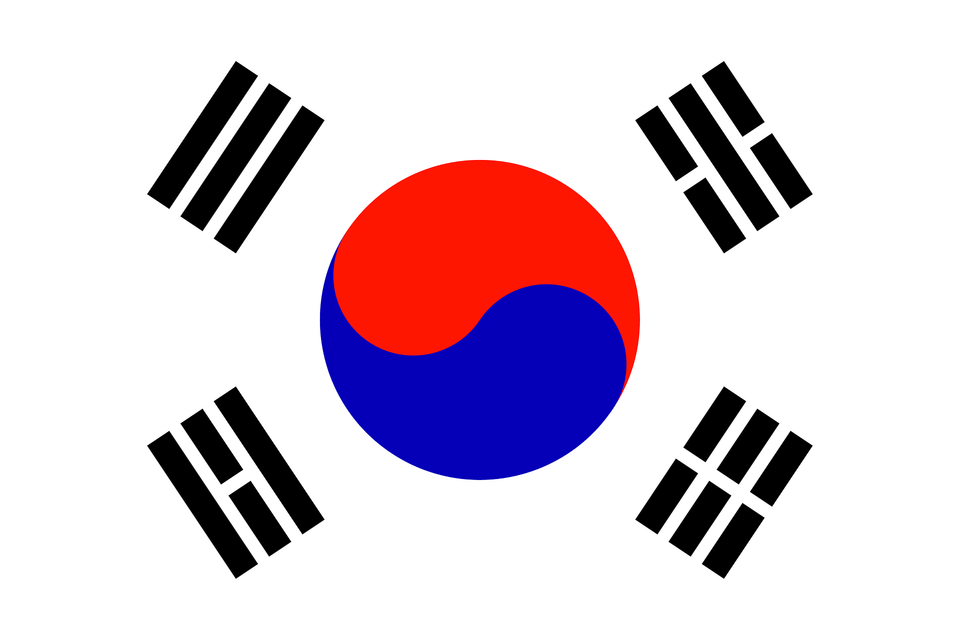 Flag Of South Korea Clipart, Logo Png