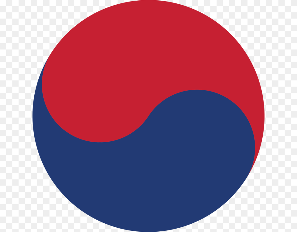 Flag Of South Korea Joseon Korean War Taegeuk, Sphere, Logo, Astronomy, Moon Free Png