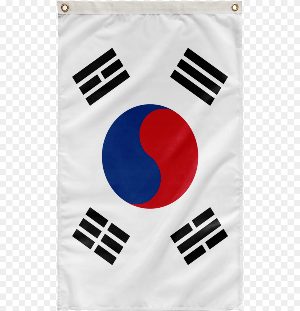 Flag Of South Korea South Korea Flag Vertical, Ping Pong, Ping Pong Paddle, Racket, Sport Free Transparent Png