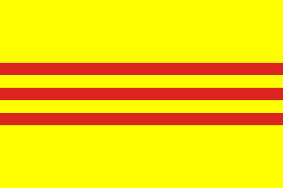 Flag Of South Vietnam Clipart, Accessories, Bag, Handbag Png