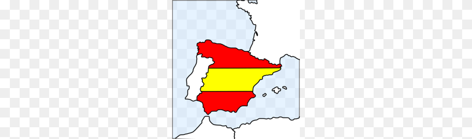 Flag Of Spain Clipart, Chart, Plot, Map, Atlas Free Png Download
