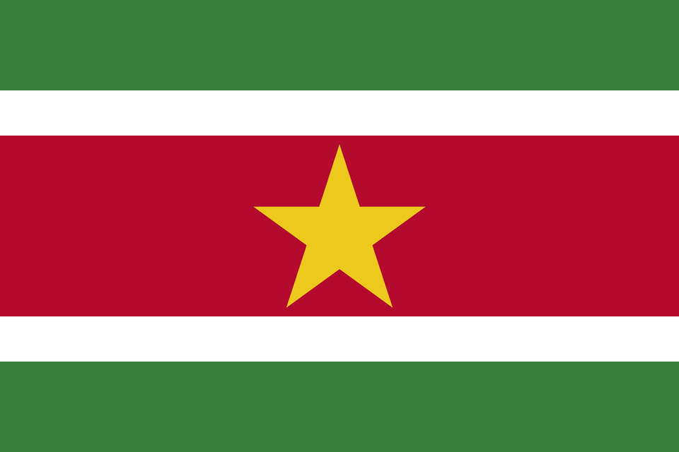 Flag Of Suriname Clipart, Star Symbol, Symbol Free Png Download