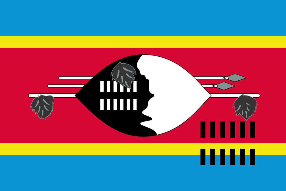 Flag Of Swaziland 2016 Summer Olympics Clipart, Cutlery, Fork, Art, Painting Free Transparent Png