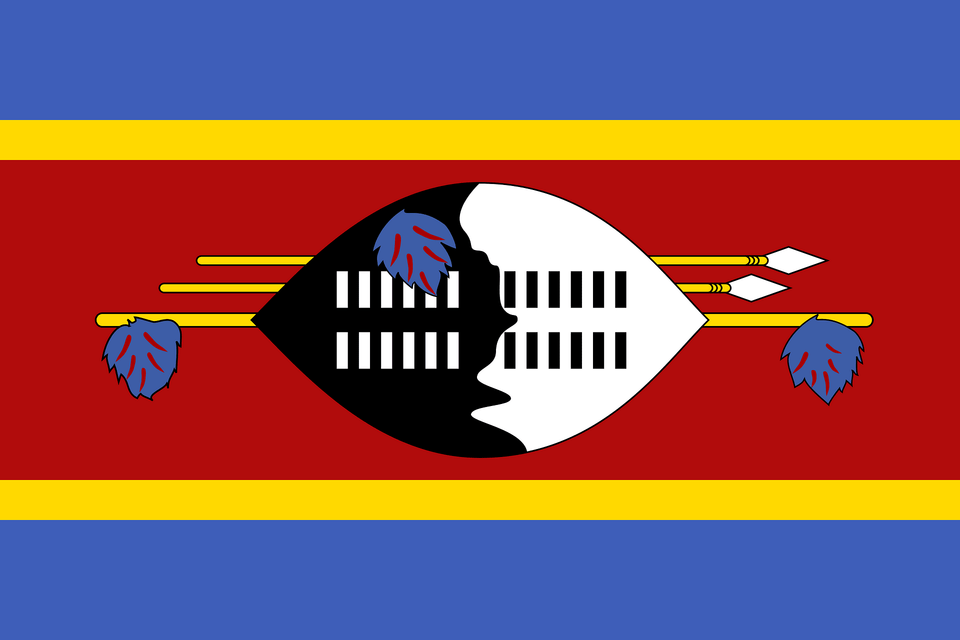 Flag Of Swaziland Clipart Free Png Download