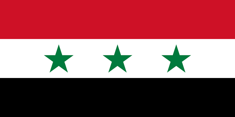 Flag Of Syria Clipart, Star Symbol, Symbol Free Png Download