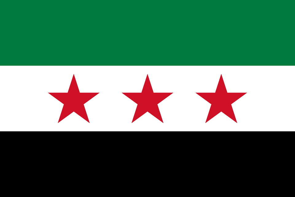 Flag Of Syria 2011 Observed Clipart, Star Symbol, Symbol Free Png Download