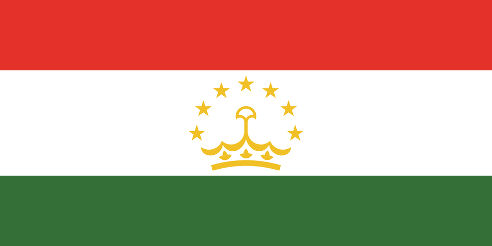 Flag Of Tajikistan 2018 Winter Paralympics Clipart Png Image
