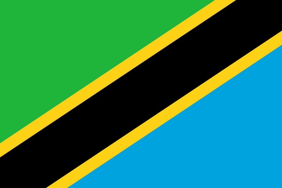 Flag Of Tanzania Clipart Free Png