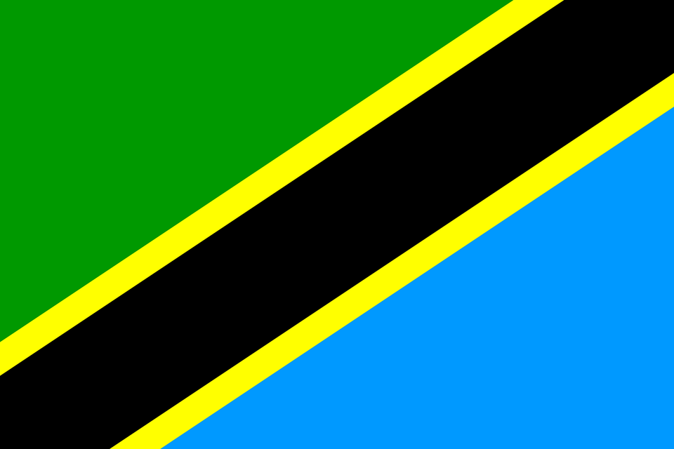 Flag Of Tanzania Clipart, Green Free Transparent Png
