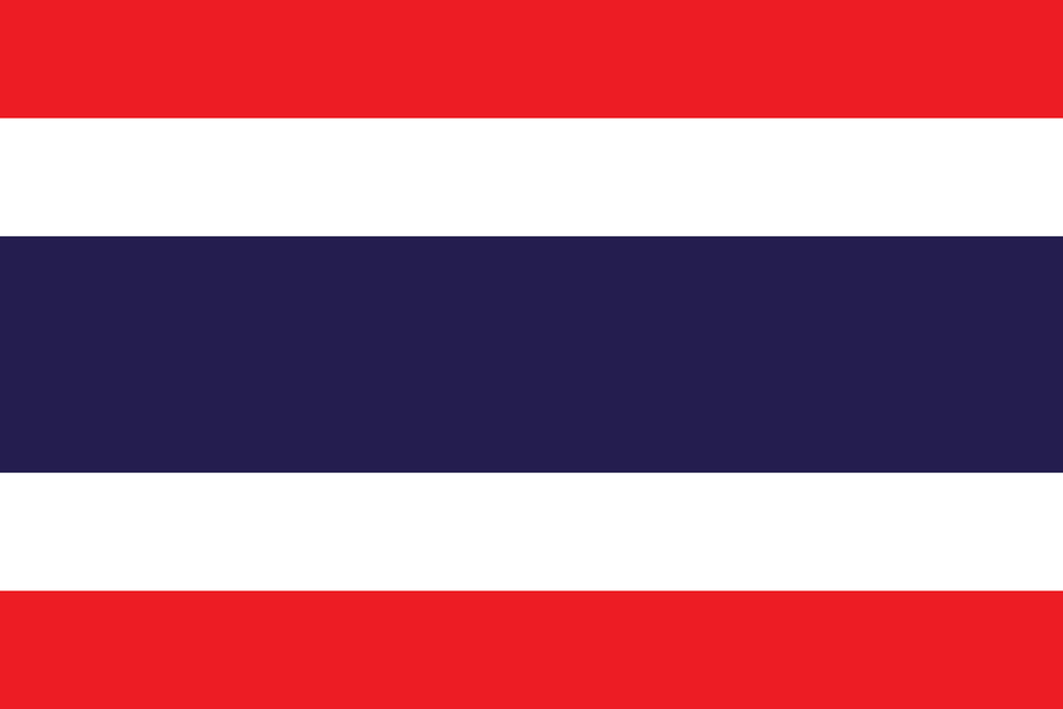 Flag Of Thailand Clipart Free Transparent Png
