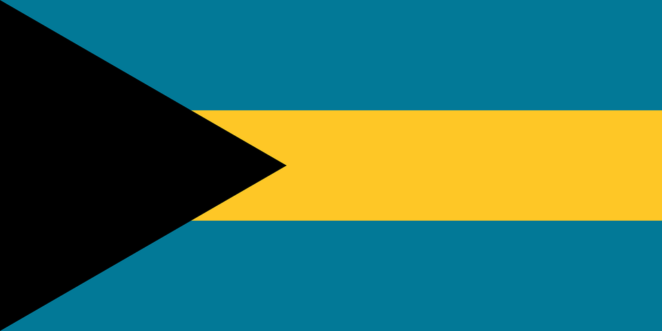 Flag Of The Bahamas 2008 Summer Olympics Clipart Free Png
