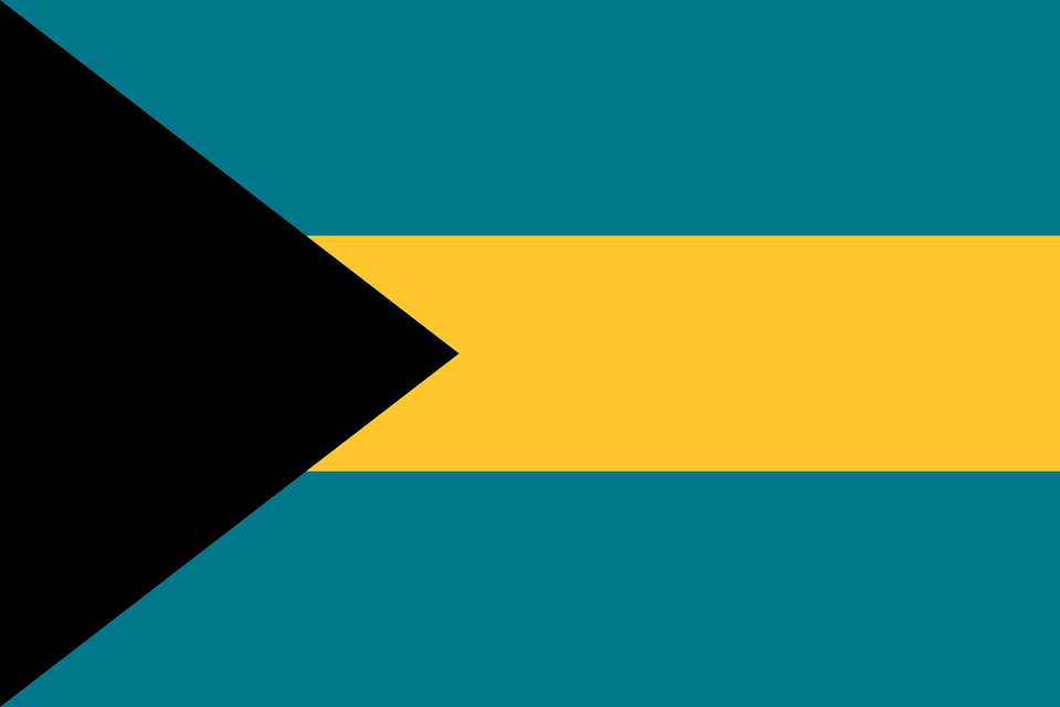 Flag Of The Bahamas 3 2 Clipart Png