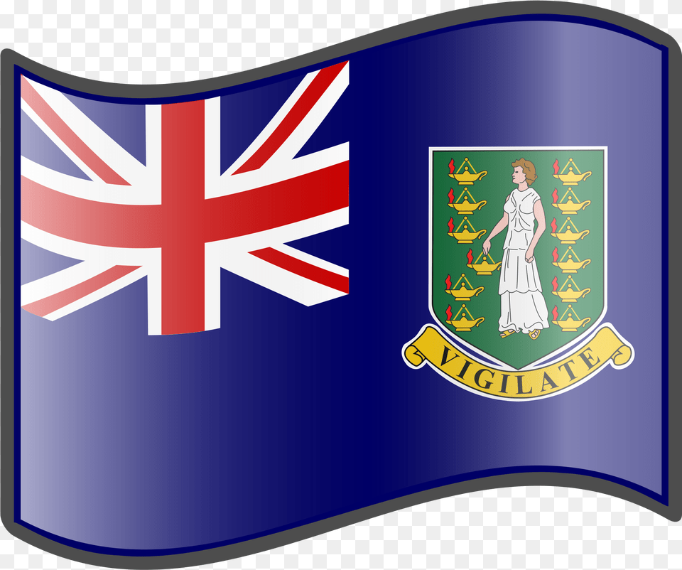 Flag Of The British Virgin Islands British Virgin Islands Flag, Adult, Female, Person, Woman Free Png