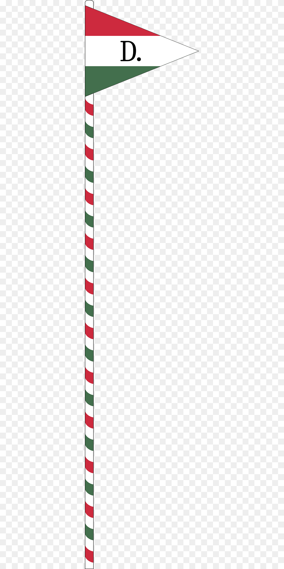 Flag Of The Command Of A Brigade Of The Hungarian National Army 1919 With Staff Clipart Free Transparent Png