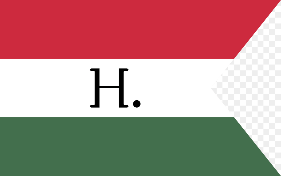 Flag Of The Command Of A Division Of The Hungarian National Army 1919 Clipart Free Png