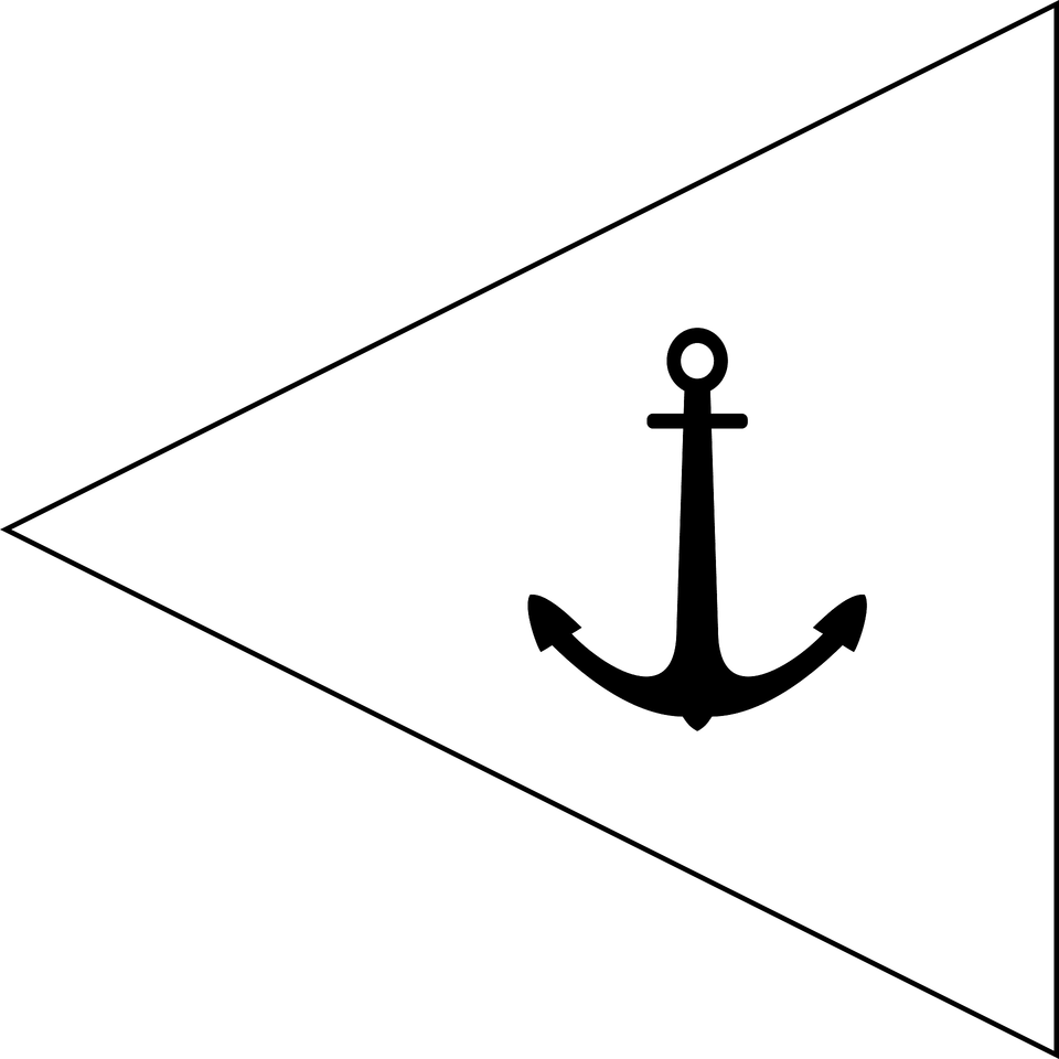 Flag Of The Command Of A River Brigade Of The Royal Hungarian River Defence Forces 1939 Clipart, Electronics, Hardware, Hook, Anchor Png Image