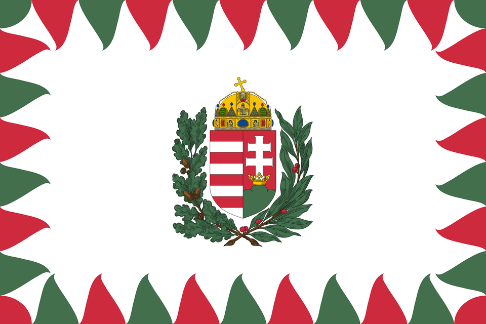 Flag Of The Commander Of A Corps Of The Royal Hungarian Defence Forces 1939 1945 Afloat Clipart Free Png Download