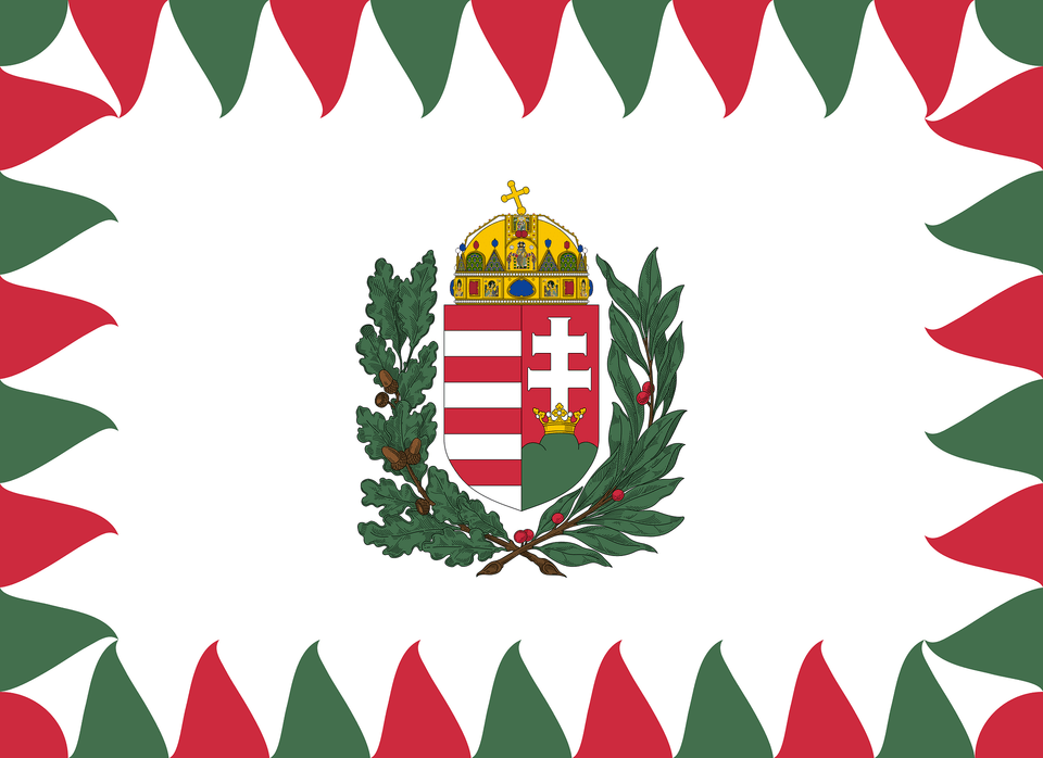Flag Of The Commander Of A Corps Of The Royal Hungarian Defence Forces 1939 1945 Clipart Png Image