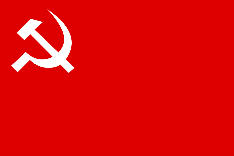 Flag Of The Communist Party Of Nepal Unified Marxist Leninist Clipart, Weapon, First Aid Free Png