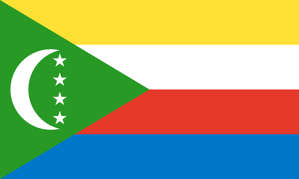Flag Of The Comoros 2008 Summer Olympics Clipart Free Png Download