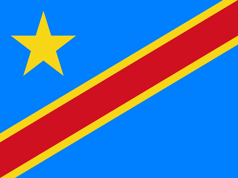 Flag Of The Democratic Republic Of The Congo Clipart Free Png