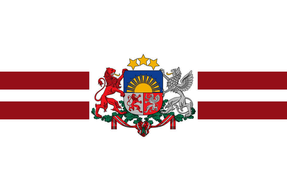 Flag Of The Deputy Prime Minister Of Latvia Clipart, Emblem, Symbol, Baby, Person Png Image