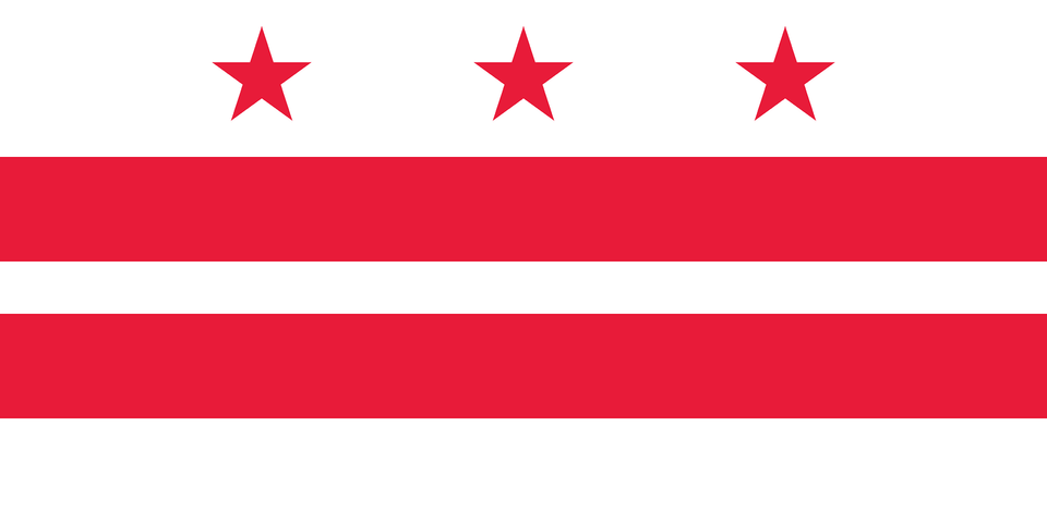 Flag Of The District Of Columbia Clipart, Symbol, Star Symbol Free Transparent Png