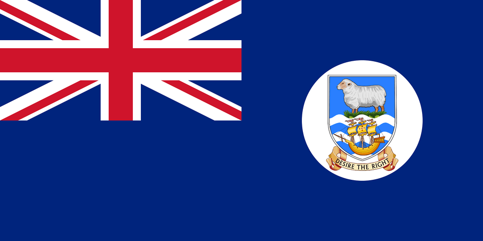 Flag Of The Falkland Islands Clipart, Logo, Emblem, Symbol Png