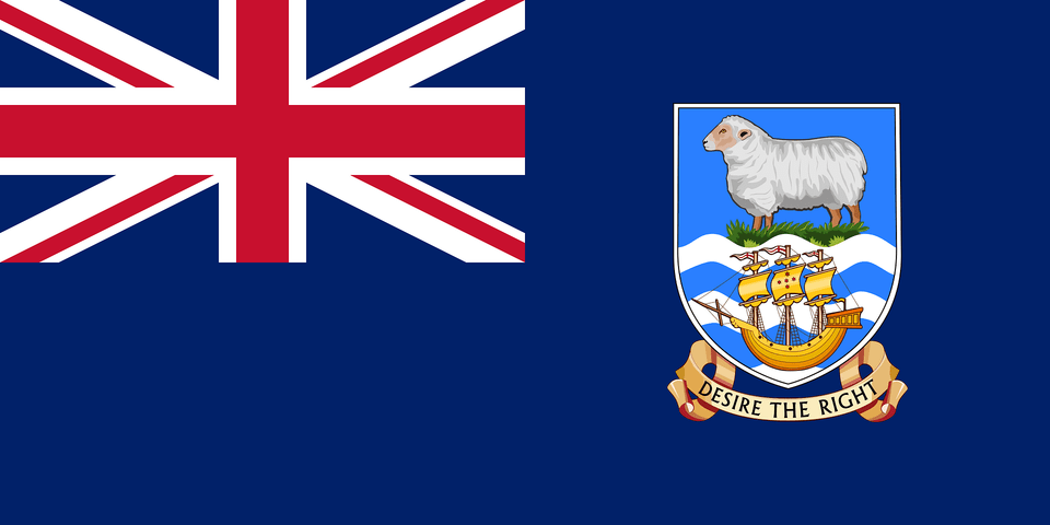 Flag Of The Falkland Islands Clipart, Logo, Emblem, Symbol Png Image