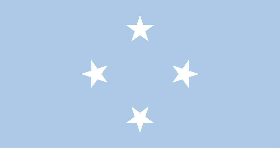 Flag Of The Federated States Of Micronesia Pantone Clipart, Star Symbol, Symbol, Nature, Night Free Png