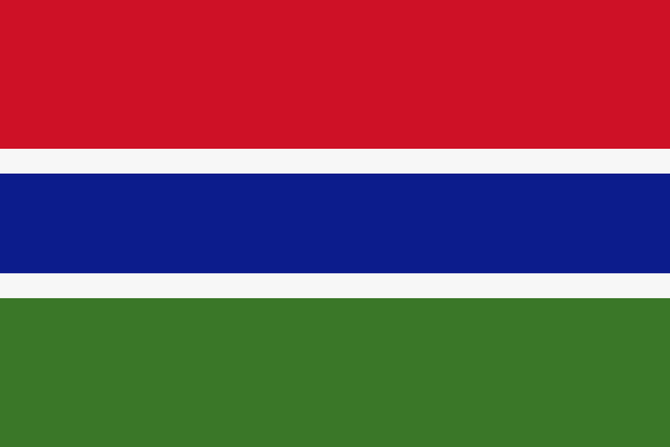 Flag Of The Gambia Clipart Png