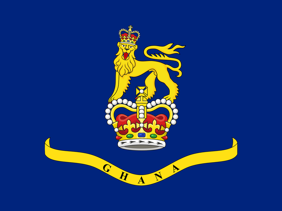 Flag Of The Governor General Of Ghana Clipart, Emblem, Symbol, Accessories, Jewelry Free Png Download