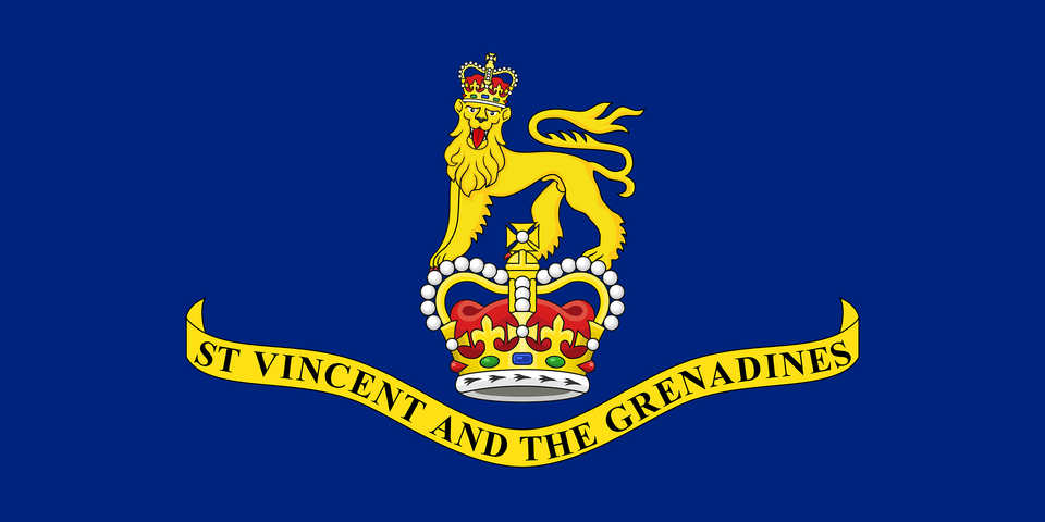 Flag Of The Governor General Of Saint Vincent And The Grenadines Clipart, Accessories, Emblem, Symbol, Jewelry Free Transparent Png