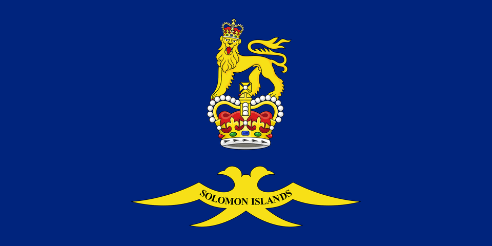 Flag Of The Governor General Of The Solomon Islands Clipart, Emblem, Symbol, Logo, Accessories Png