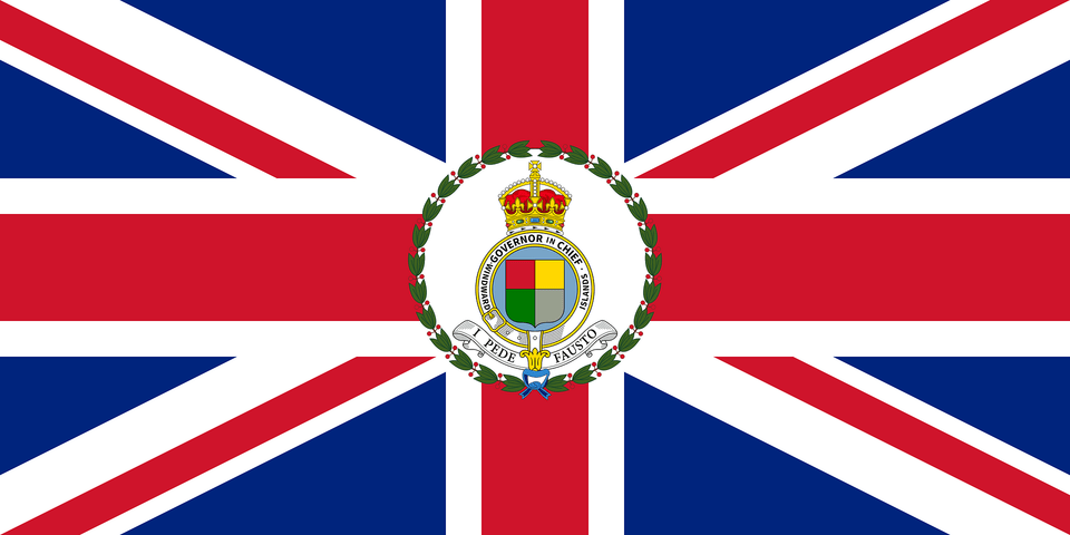 Flag Of The Governor In Chief Of The British Windward Islands 1903 1953 Clipart, Logo, Emblem, Symbol Free Png