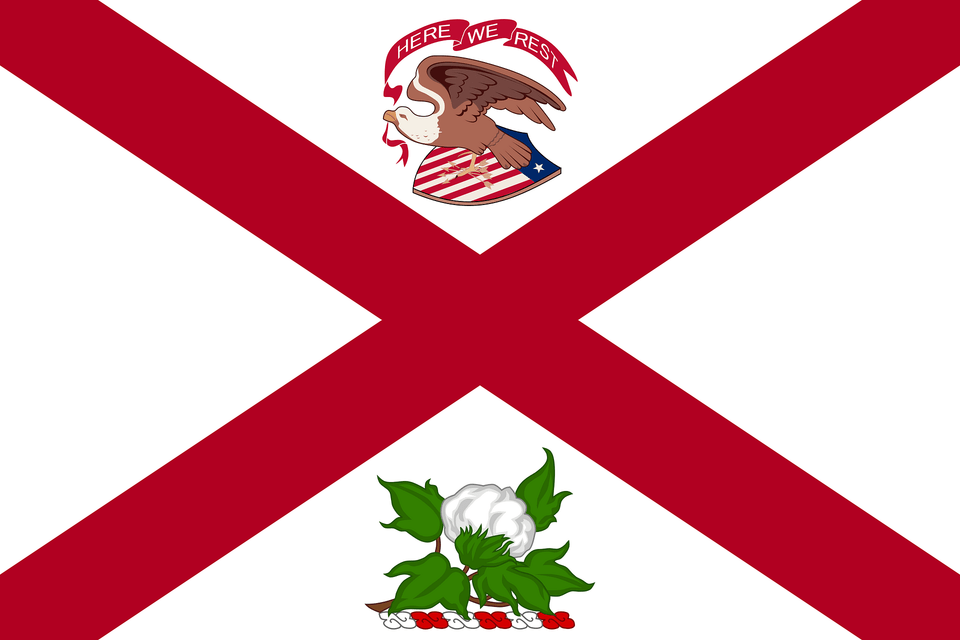Flag Of The Governor Of Alabama Clipart, Leaf, Plant, Logo, Baby Free Png Download