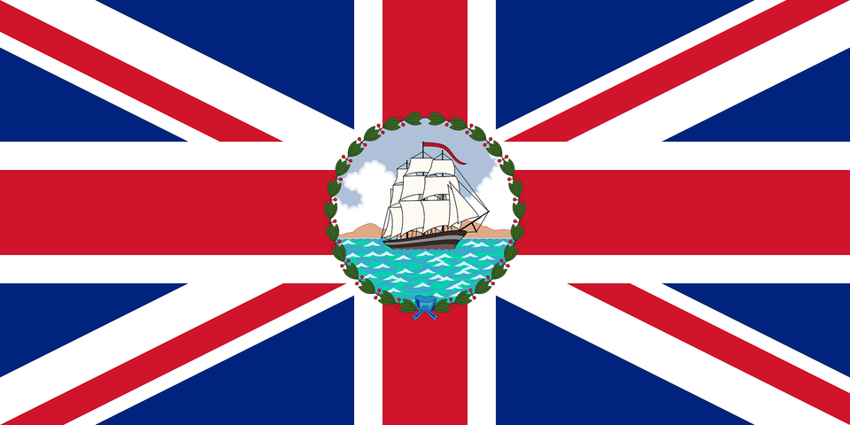 Flag Of The Governor Of British Guiana Clipart, Boat, Logo, Sailboat, Transportation Png