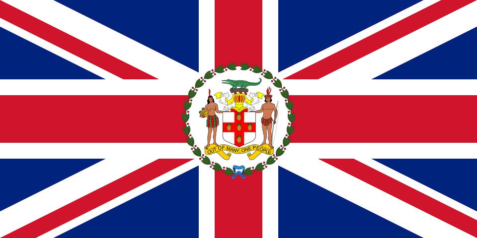 Flag Of The Governor Of Jamaica 1962 Clipart, Person, Logo Png